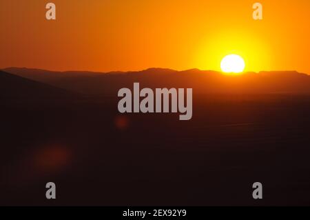 Sonnenaufgang von Dune 45 Stockfoto