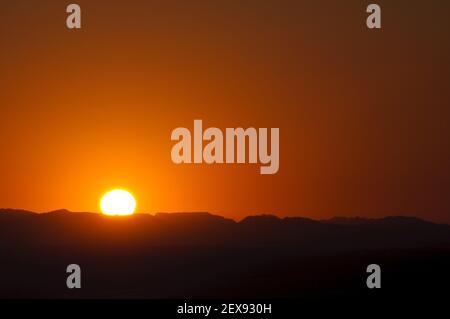 Sonnenaufgang von Dune 45 Stockfoto