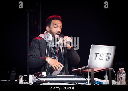 Craig David spielt live am 3. Tag des Festivals 2016, Robin Hill Country Park auf der Isle of Wight.Bilddatum: Samstag 10th. September 2016. Bildnachweis sollte lauten: David Jensen Stockfoto