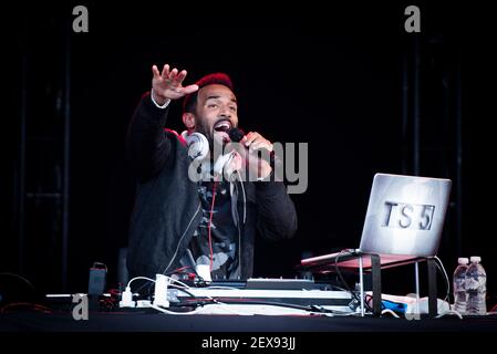 Craig David spielt live am 3. Tag des Festivals 2016, Robin Hill Country Park auf der Isle of Wight.Bilddatum: Samstag 10th. September 2016. Bildnachweis sollte lauten: David Jensen Stockfoto