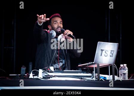 Craig David spielt live am 3. Tag des Festivals 2016, Robin Hill Country Park auf der Isle of Wight.Bilddatum: Samstag 10th. September 2016. Bildnachweis sollte lauten: David Jensen Stockfoto