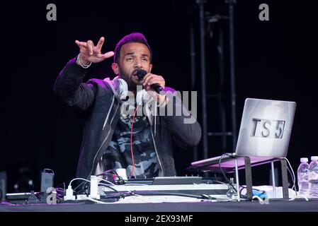 Craig David spielt live am 3. Tag des Festivals 2016, Robin Hill Country Park auf der Isle of Wight.Bilddatum: Samstag 10th. September 2016. Bildnachweis sollte lauten: David Jensen Stockfoto