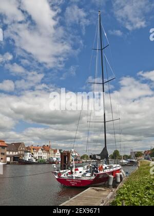 Ocean Yacht HASPA Hamburg in Glueckstadt, Deutsch Stockfoto