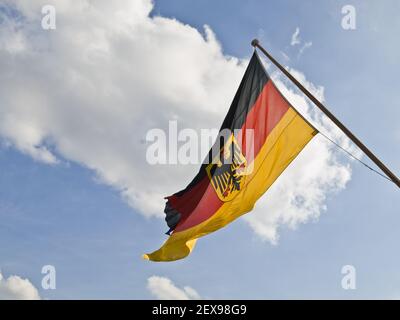 Flagge der deutschen Seestreitkräfte, Deutschland Stockfoto