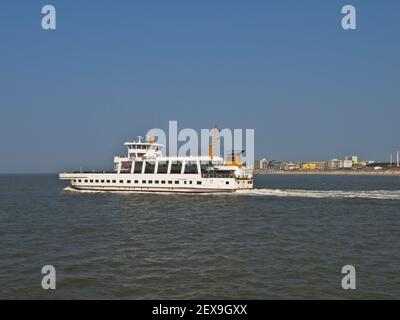 Fähre vor Norderney, Deutschland Stockfoto