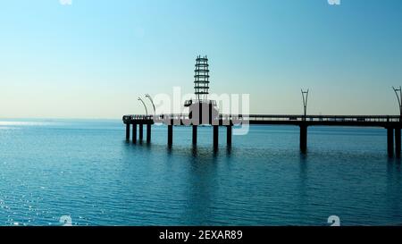 Brent Street Pier Spencer Smith Park. Burlington, Ontario, Kanada. Stockfoto