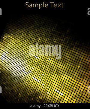 Golden Business Mosaik.Kreativer Hintergrund. Stockfoto