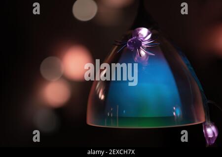 Halloween Lichterkette Hängelampe Stockfoto