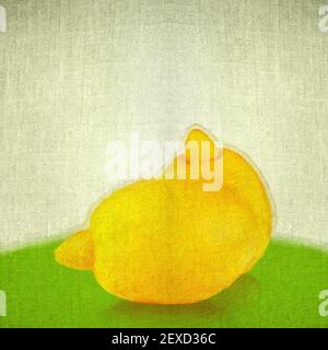 Apfel im Stil von Kunst Stockfoto