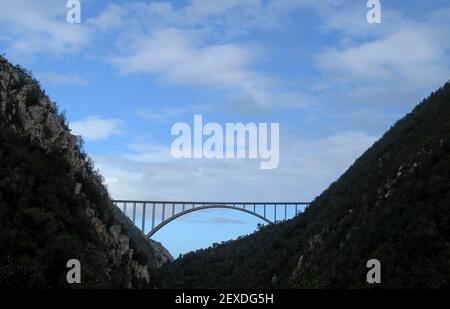 Bloukrans River Bridge, Tsitsikamma, Westkap, Südafrika Stockfoto