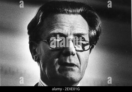 Michael Heseltine spricht im Kangaroo Club Hamburg Stockfoto