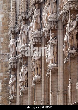 Hôtel de Ville de Bruxelles Fassade Detail Stockfoto