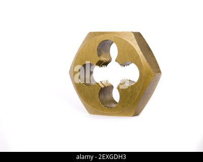 Goldene Würfel Stockfoto