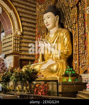 Moe Hnyin Than Boaddai Tempel in Monywa, Myanmar Stockfoto