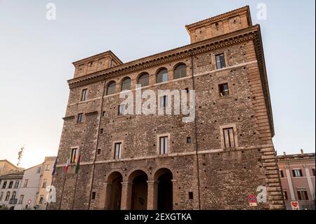 Gemeinde der Stadt terni auf dem Platz der Menschen Stockfoto