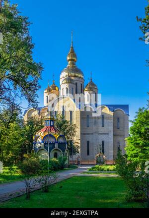 St. Michaels Kathedrale in Tscherkasy, Ukraine Stockfoto