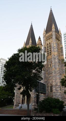 Saint John's Cathedral in Brisbane, Australien. Stockfoto