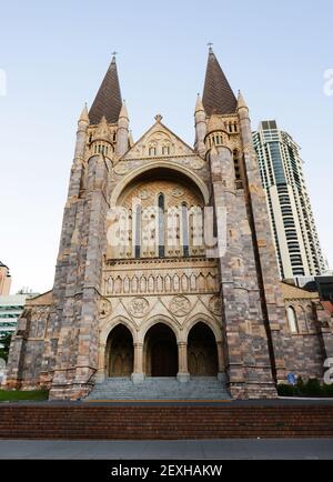 Saint John's Cathedral in Brisbane, Australien. Stockfoto