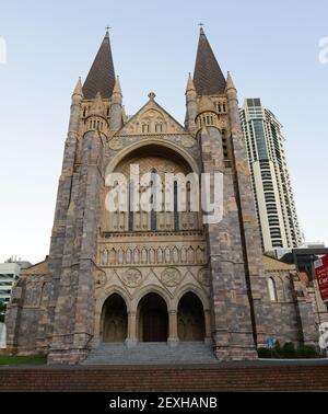 Saint John's Cathedral in Brisbane, Australien. Stockfoto