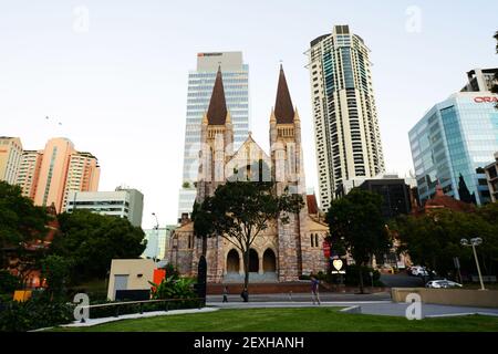 Saint John's Cathedral in Brisbane, Australien. Stockfoto