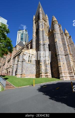 Saint John's Cathedral in Brisbane, Australien. Stockfoto