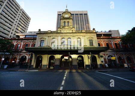 Brisbane Hauptbahnhof. Stockfoto