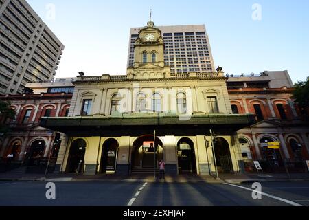 Brisbane Hauptbahnhof. Stockfoto