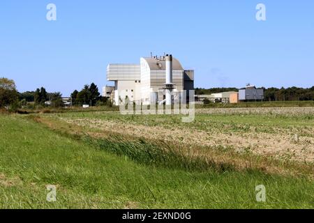 Abfallrecyclinganlage Stockfoto