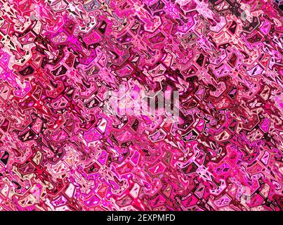 Eine Illustration eines abstrakten rosa Hintergrunds Stockfoto