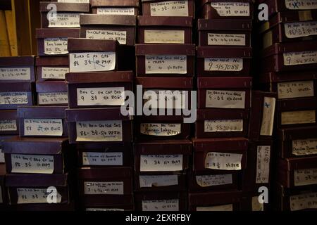 John Lobb, Hersteller feinster handgefertigter Schuhe und Stiefel, Mayfair, London, England, Großbritannien Stockfoto