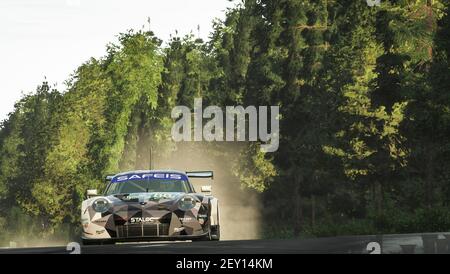 88 Riccardo Pera (ita), Loek Hartog (nld), Michael Francesconi (ita), Kevin van Dooren (nld), Dempsey-Proton Racing, Porsche 911 RSR, Action während der 24 Stunden von Le Mans Virtual, 24 Heures du Mans Virtuelles, sim Racing, vom 12. Bis 14. Juni, 2020 auf der rFactor 2 Plattform laufen - Photo Clément Marin / DPPI Stockfoto