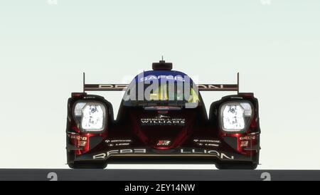 02 Gustavo Menezes (usa), Bruno Senna (BH), Petar Brljak (hrv), Dawid Mroczek (pol), Rebellion Williams eSport, Oreca 07 LMP2, Aktion während der 24 Stunden von Le Mans Virtual, 24 Heures du Mans Virtuelles, sim-Rennen, vom 12. Bis 14. Juni 2020 laufen auf der rFactor 2 Plattform - Foto Clément Marin / DPPI Stockfoto