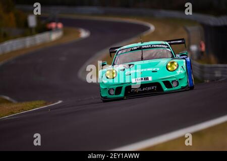 33 Engelhart Christian (ger), Muller Sven (ger), Preining Thomas (pol), Werner Dirk (ger), Falken Motorsports, Porsche 911 GT3 R, Aktion während der 2020 24 Stunden Nürburgring, auf der Nürburgring Nordschleife, vom 24. Bis 27. September 2020 in Nurburg, Deutschland - Foto Joao Filipe / DPPI Stockfoto