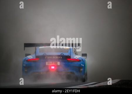 44 Bachler Klaus (aut), Cairoli Matteo (ita), Dumbreck Peter (gbr), Ragginger Martin (aut), Falken Motorsports, Porsche 911 GT3 R, Aktion während der 2020 24 Stunden Nürburgring, auf der Nürburgring Nordschleife, vom 24. Bis 27. September 2020 in Nurburg, Deutschland - Foto Florent Gooden / DPPI Stockfoto