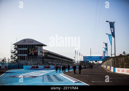 Ambiance Track Trackwalk während des Marrakesch E-Prix 2020, 5th Runde der Formel-E-Meisterschaft 2019-20, auf dem Circuit International Automobile Moulay El Hassan vom 28. Bis 29. Februar, in Marrakesch, Marokko - Photo Germain Hazard / DPPI Stockfoto