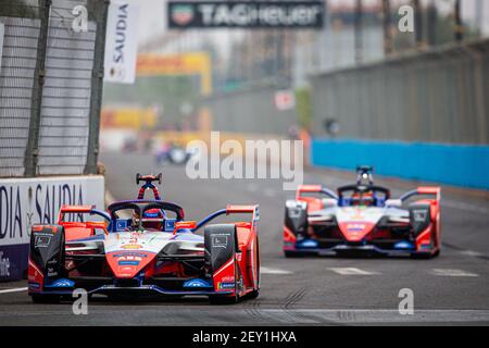 94 WEHRLEIN Pascal (ger), Spark-Mahindra Mahindra M6Electro, Mahindra-Rennen, Aktion beim Marrakesch E-Prix 2020, 5th Runde der Formel E-Meisterschaft 2019-20, auf dem Circuit International Automobile Moulay El Hassan vom 28. Bis 29. Februar in Marrakesch, Marokko - Foto Clément Luck / DPPI Stockfoto