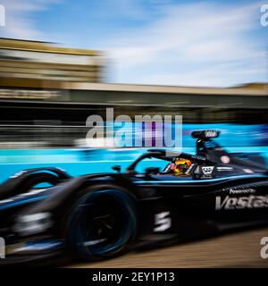 05 VANDOORNE Stoffel (bel), Spark-Mercedes Mercedes-Benz EQ Silver Arrow 01, Aktion während des E-Prix III 2020 in Berlin, 11th Lauf der Formel-E-Meisterschaft 2019-20, auf dem Stadtkurs Tempelhof Airport Street vom 12. Bis 13. August in Berlin - Foto Germain Hazard / DPPI Stockfoto