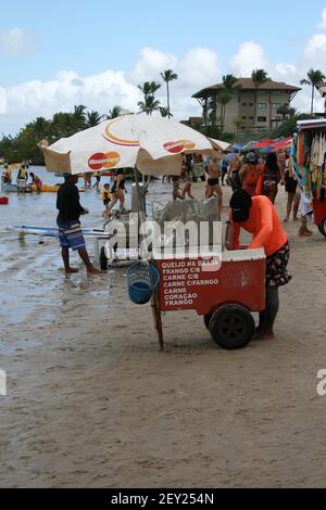 Strand in Porto de Galinhas Stockfoto