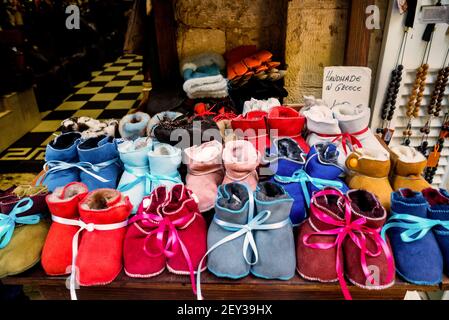 Chania Freiluftmarkt auf der Insel Kreta, den größten griechischen Inseln. Stockfoto