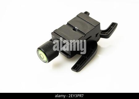 Ich nahm eine Kombination von kleinen Kamera-Zubehör für einen Foto-Test. Stockfoto