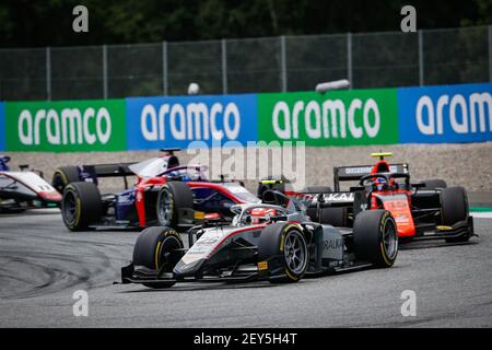 25 Ghiotto Luca (ita), Hitech Grand Prix, Dallara F2 2018, Aktion während des 2nd. Rundes der FIA Formel 2 Meisterschaft 10 vom 12. Bis 2020. Juli 2020 auf dem Red Bull Ring, in Spielberg, Österreich - Foto Antonin Vincent / DPPI Stockfoto