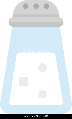 Abbildung des Vektorsymbols für Salz ( Würzen ) Stock Vektor