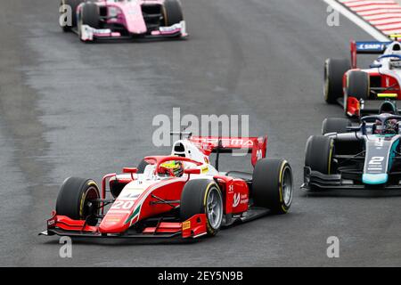 20 Schumacher Mick (ger), Prema Racing, Dallara F2 2018, Aktion während der 3rd Runde der 2020 FIA Formel 2 Meisterschaft vom 17. Bis 19. Juli 2020 auf dem Hungaroring, in Budapest, Ungarn - Foto Antonin Vincent / DPPI Stockfoto