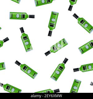 Flasche Alkohol von Absinth Stock Vektor