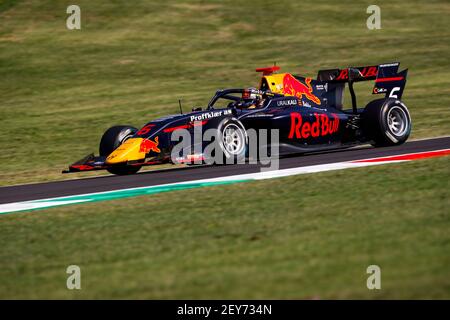 06 Hauger Denis (NOR), Hitech Grand Prix, Dallara F3 2019, Aktion während der 9th Runde der FIA Formel 3 Meisterschaft 2020 vom 11. Bis 13. September 2020 auf dem Autodromo Internazionale del Mugello, in Scarperia e San Piero, bei Florenz, Italien - Foto Florent Gooden / DPPI Stockfoto
