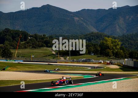 10 Zendeli Lirim (ger), Trident, Dallara F3 2019, Aktion während des 9th. Laufs der FIA Formel 3 Meisterschaft 2020 vom 11. Bis 13. September 2020 auf dem Autodromo Internazionale del Mugello, in Scarperia e San Piero, bei Florenz, Italien - Foto Florent Gooden / DPPI Stockfoto