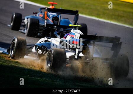 08 Smolyar Alexander (rus), ART Grand Prix, Dallara F3 2019, Aktion während der 9th Runde der 2020 FIA Formel 3 Meisterschaft vom 11. Bis 13. September 2020 auf dem Autodromo Internazionale del Mugello, in Scarperia e San Piero, bei Florenz, Italien - Foto Florent Gooden / DPPI Stockfoto