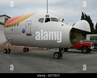 McDonnell Douglas DC-9 Pedro Alonso Niño (EC-CGO) im Luftfahrtmuseum Málaga. Spanien. Stockfoto