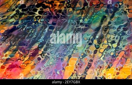 Abstrakter Hintergrund mit einem Bild von einem dekorativen Stein.die Textur von Aquarell-Spots. Vektorgrafik EPS10 Stock Vektor
