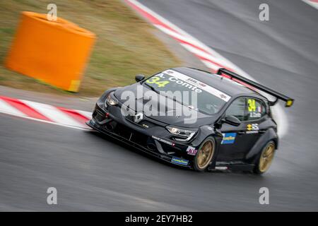 34 COMTE Aurelien (Fra), Vukovic Motorsport, Renault Megane RS, Aktion während des 2020 FIA WTCR Race of Hungary, 4th Runde des 2020 FIA World Touring Car Cup, auf dem Hungaroring, vom 16. Bis 18. Oktober 2020 in Mogyoród, Budapest, Ungarn - Foto Paulo Maria / DPPI Stockfoto